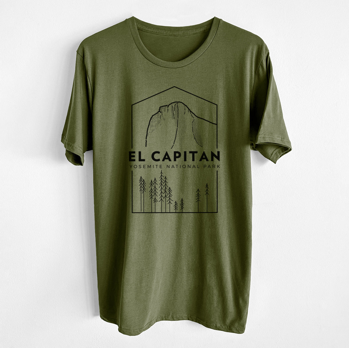 El Capitan - Yosemite National Park - Unisex Crewneck - Made in USA - 100% Organic Cotton