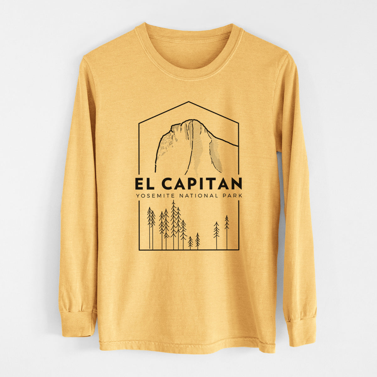 El Capitan - Yosemite National Park - Heavyweight 100% Cotton Long Sleeve
