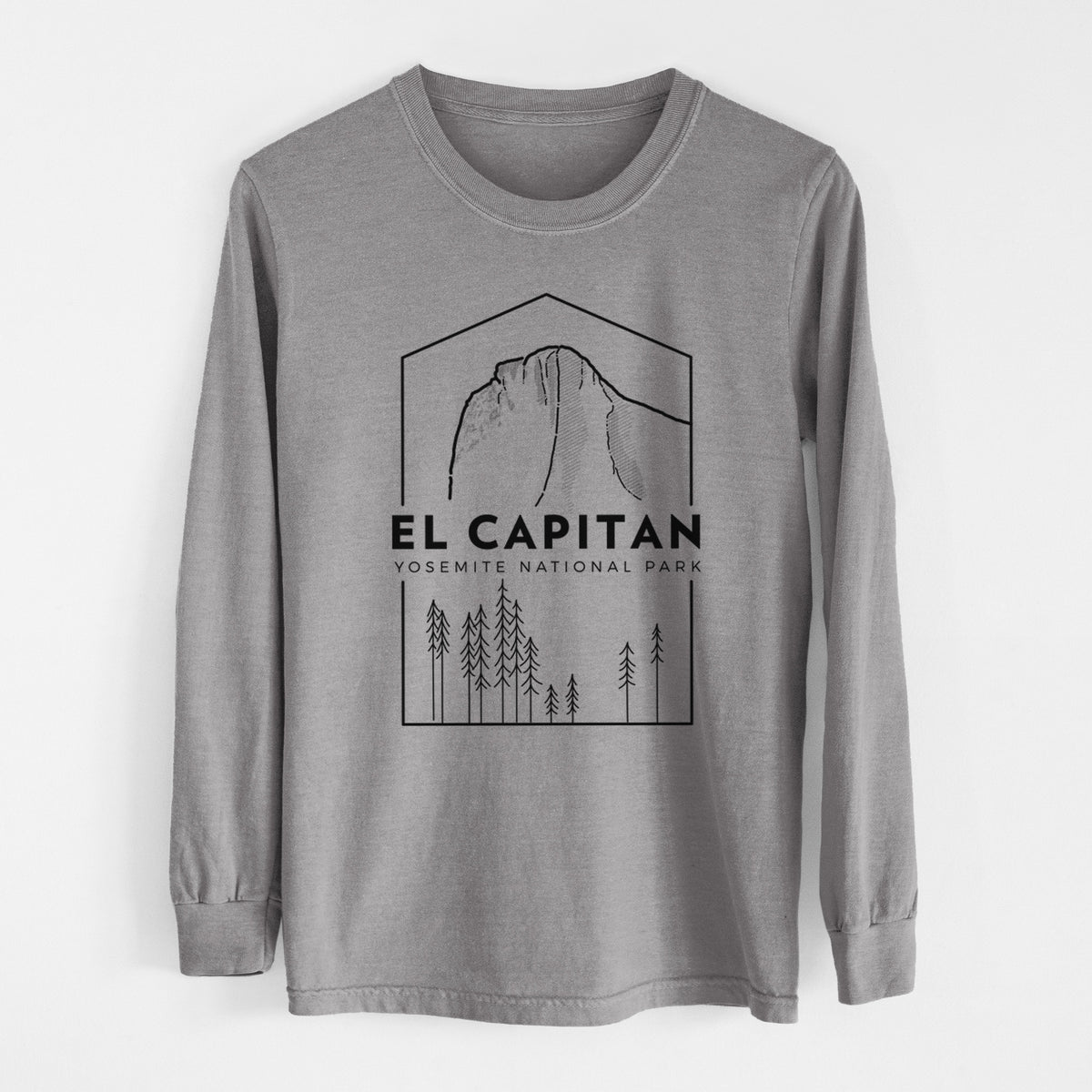 El Capitan - Yosemite National Park - Heavyweight 100% Cotton Long Sleeve