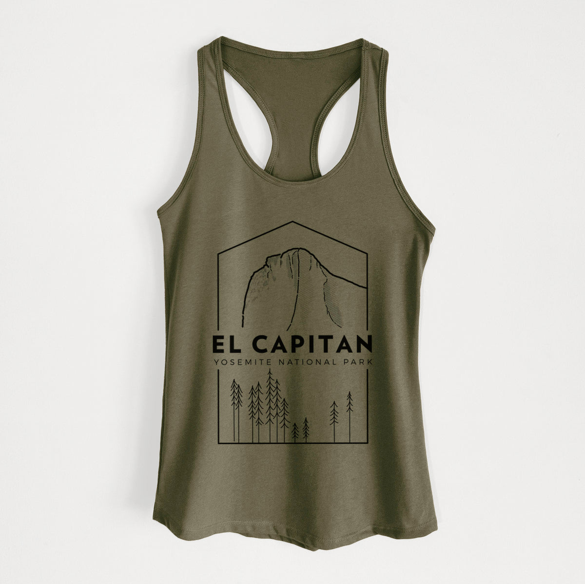 El Capitan - Yosemite National Park - Women&#39;s Racerback Tanktop