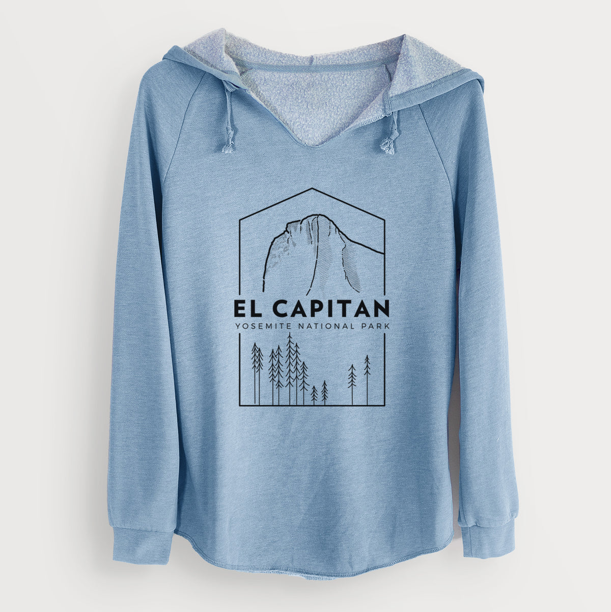 El Capitan - Yosemite National Park - Cali Wave Hooded Sweatshirt