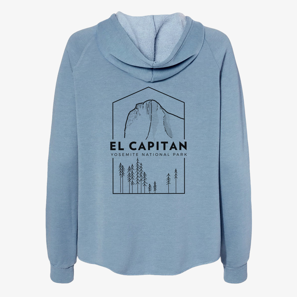 El Capitan - Yosemite National Park - Women&#39;s Cali Wave Zip-Up Sweatshirt