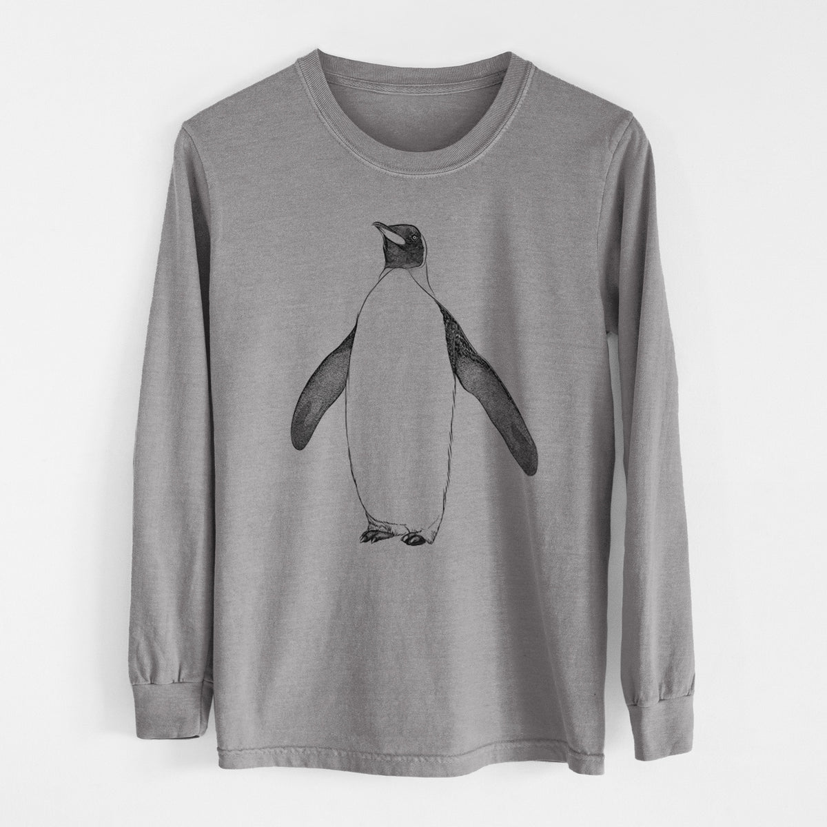 Emperor Penguin - Aptenodytes forsteri - Heavyweight 100% Cotton Long Sleeve