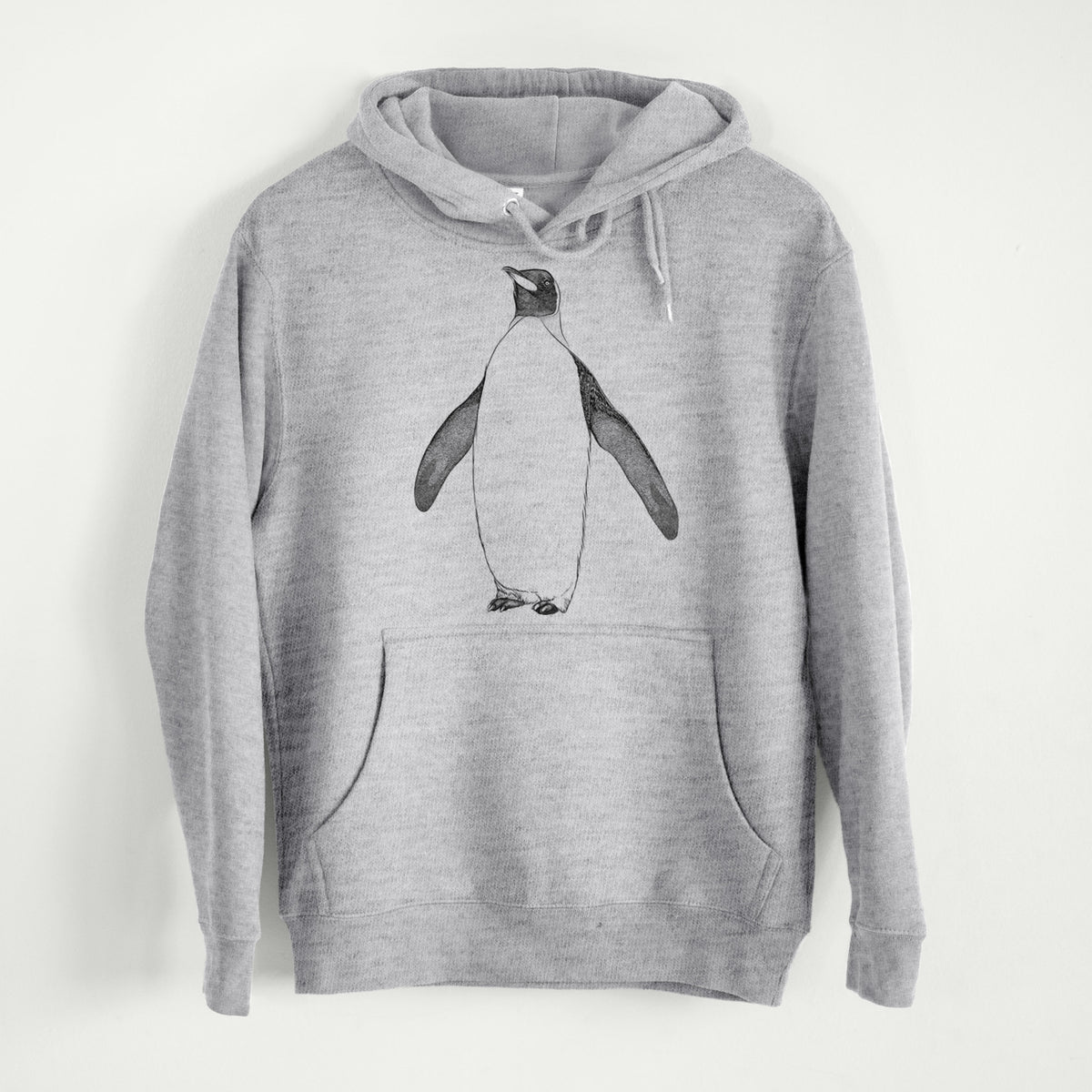 Emperor Penguin - Aptenodytes forsteri  - Mid-Weight Unisex Premium Blend Hoodie