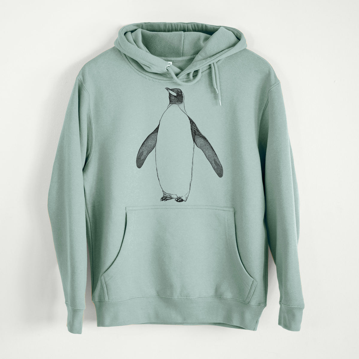 Emperor Penguin - Aptenodytes forsteri  - Mid-Weight Unisex Premium Blend Hoodie