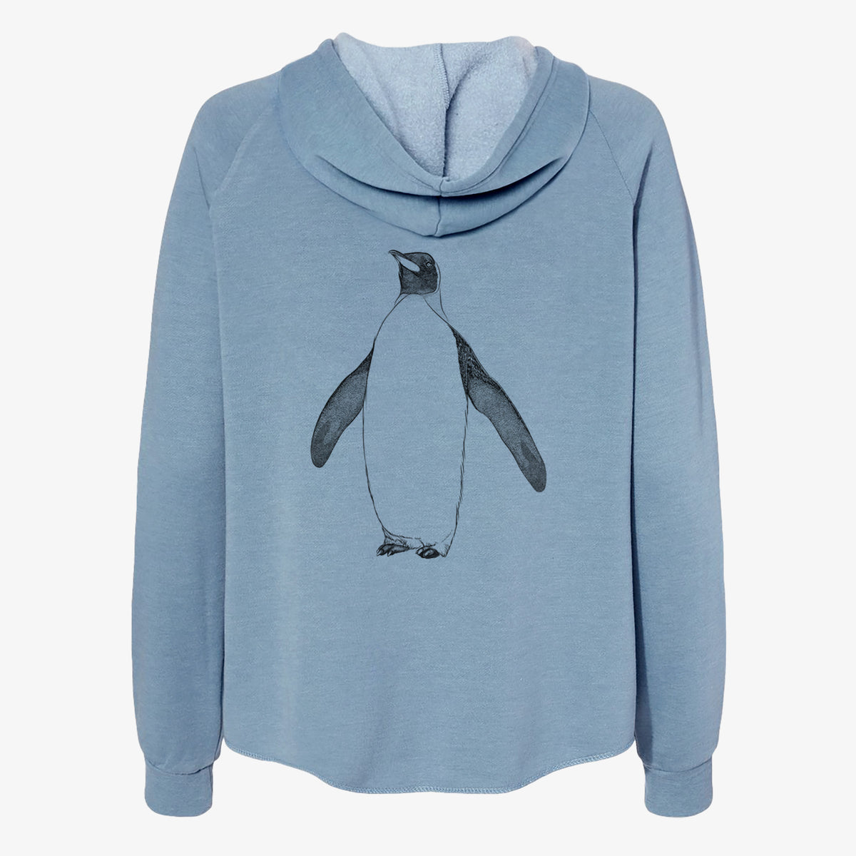 Emperor Penguin - Aptenodytes forsteri - Women&#39;s Cali Wave Zip-Up Sweatshirt