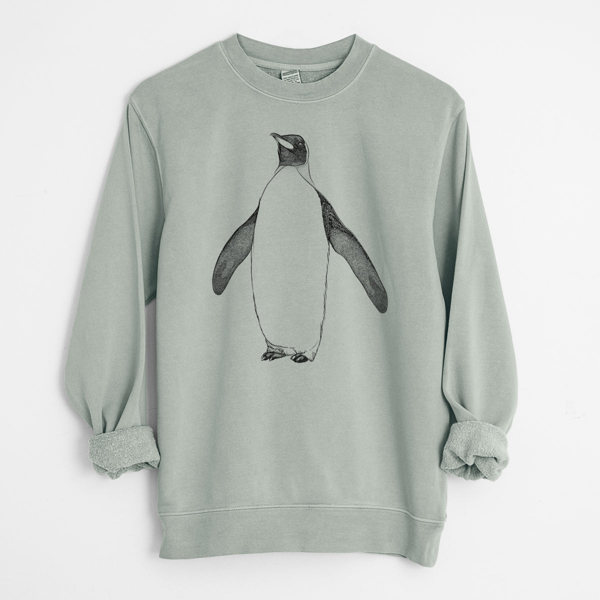 Emperor Penguin - Aptenodytes forsteri - Unisex Pigment Dyed Crew Sweatshirt