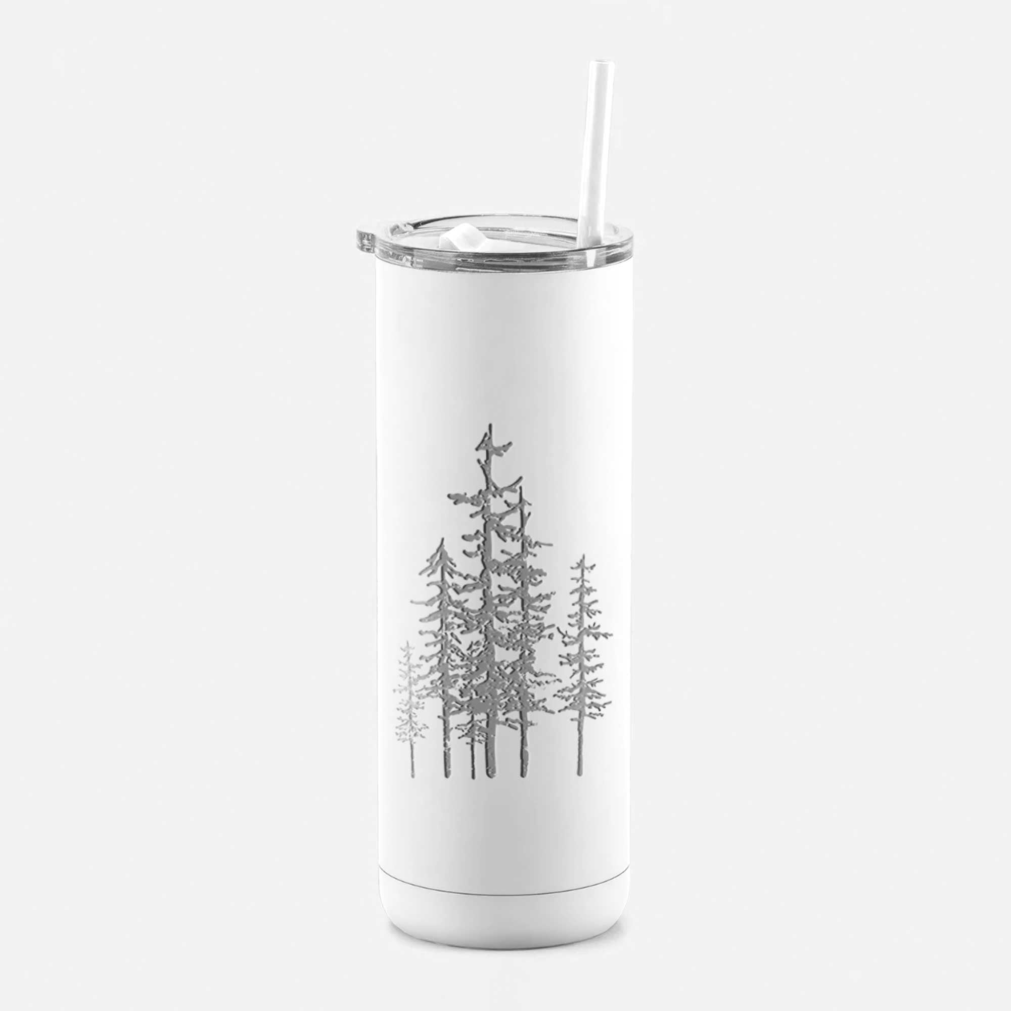 20oz Skinny Tumbler - Because Tees