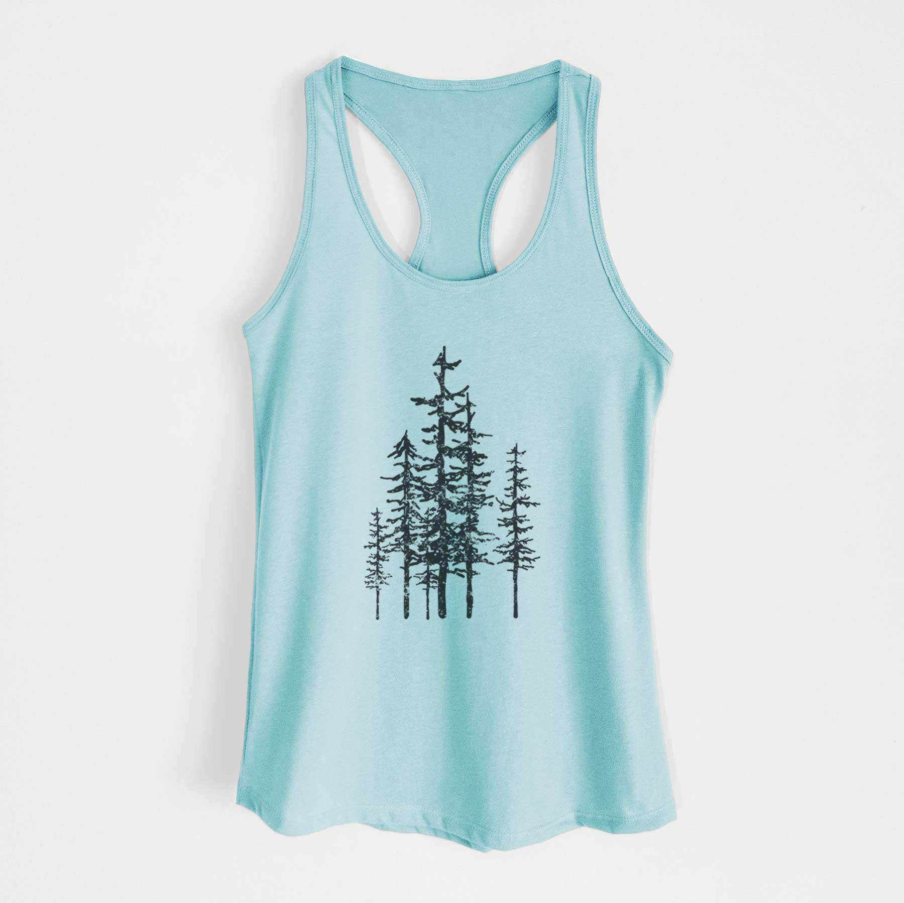 Evergreen Trees - Women's Racerback Tanktop