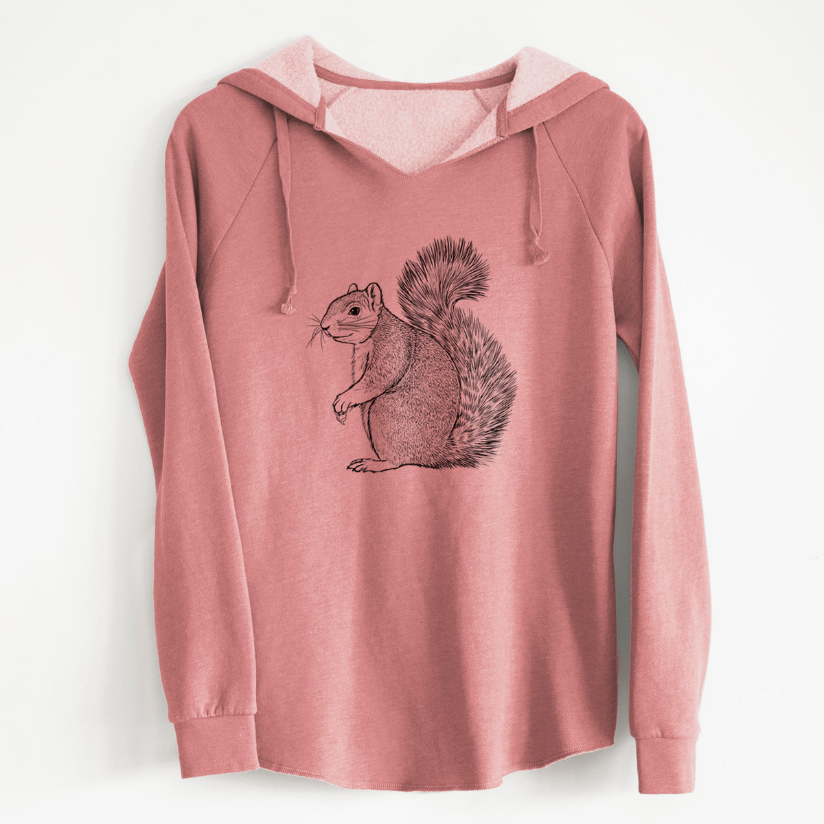 Eastern Fox Squirrel - Sciurus niger - Cali Wave Hooded Sweatshirt