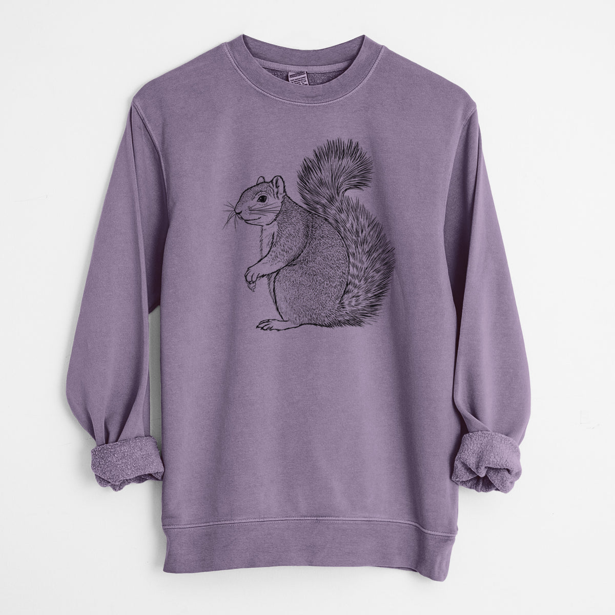 Eastern Fox Squirrel - Sciurus niger - Unisex Pigment Dyed Crew Sweatshirt