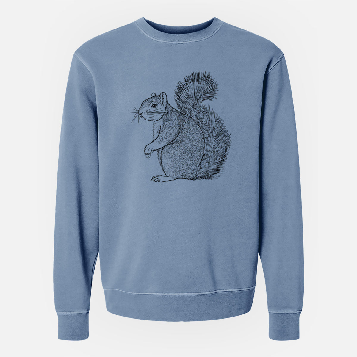Eastern Fox Squirrel - Sciurus niger - Unisex Pigment Dyed Crew Sweatshirt
