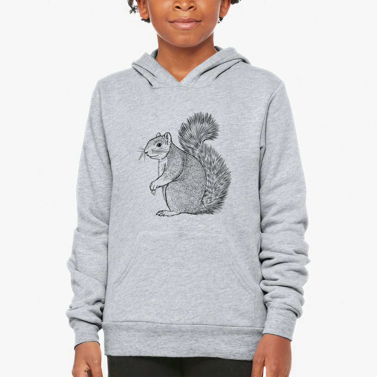 Eastern Fox Squirrel - Sciurus niger - Youth Hoodie Sweatshirt