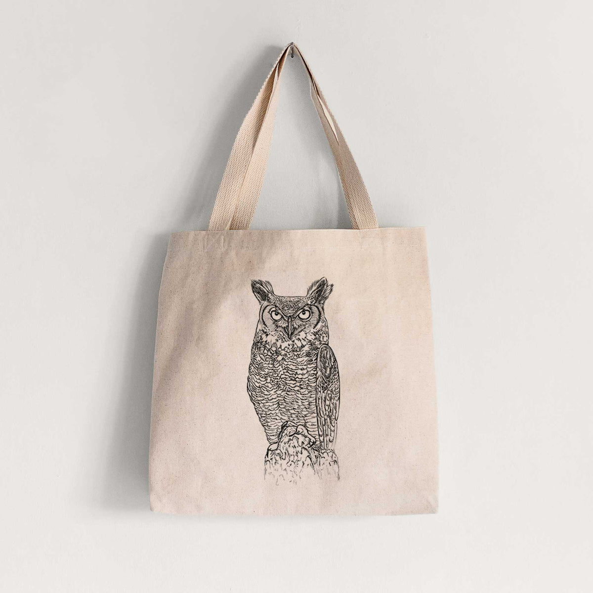 Bubo virginianus - Great Horned Owl - Tote Bag