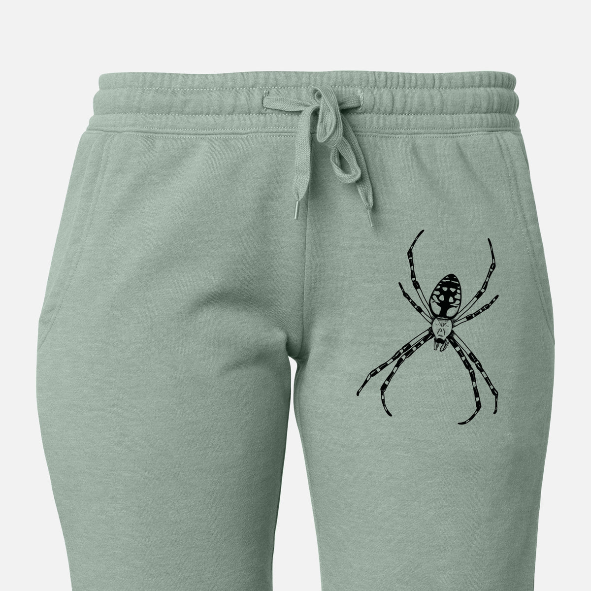 Argiope aurantia - Yellow Garden Spider - Women&#39;s Cali Wave Jogger Sweatpants