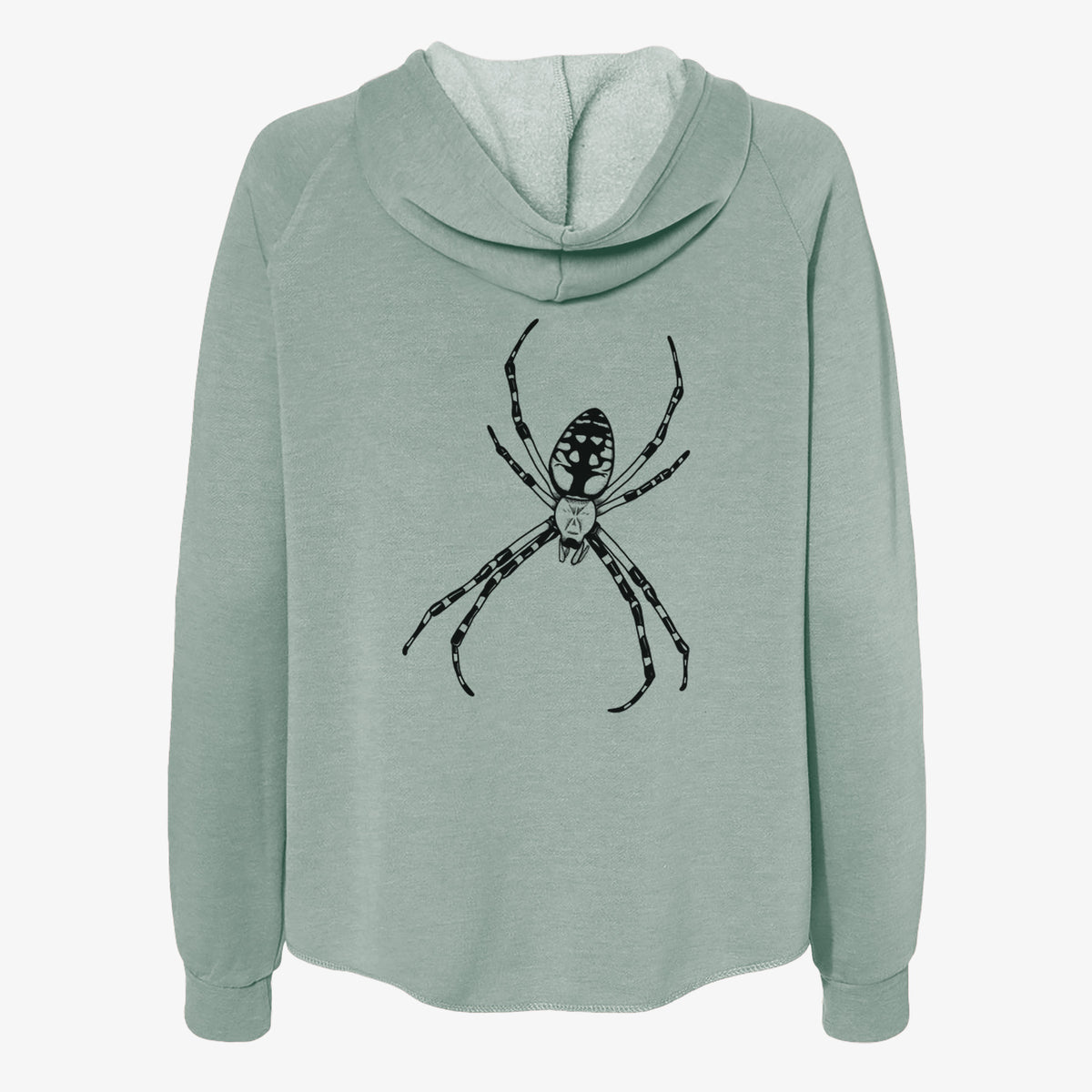 Argiope aurantia - Yellow Garden Spider - Women&#39;s Cali Wave Zip-Up Sweatshirt