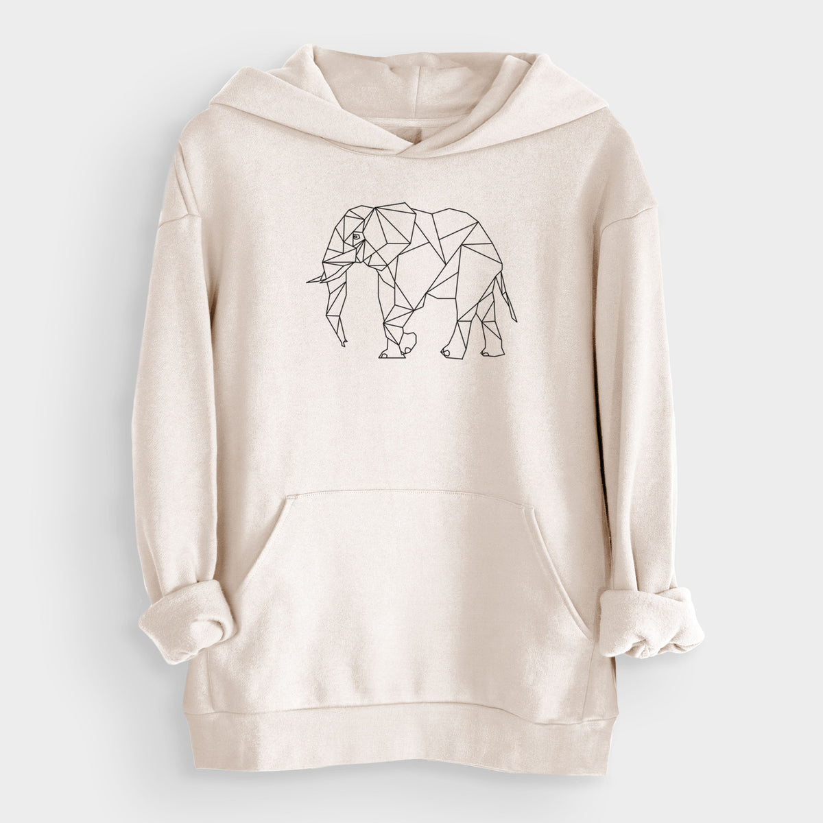 Geometric Elephant  - Bodega Midweight Hoodie