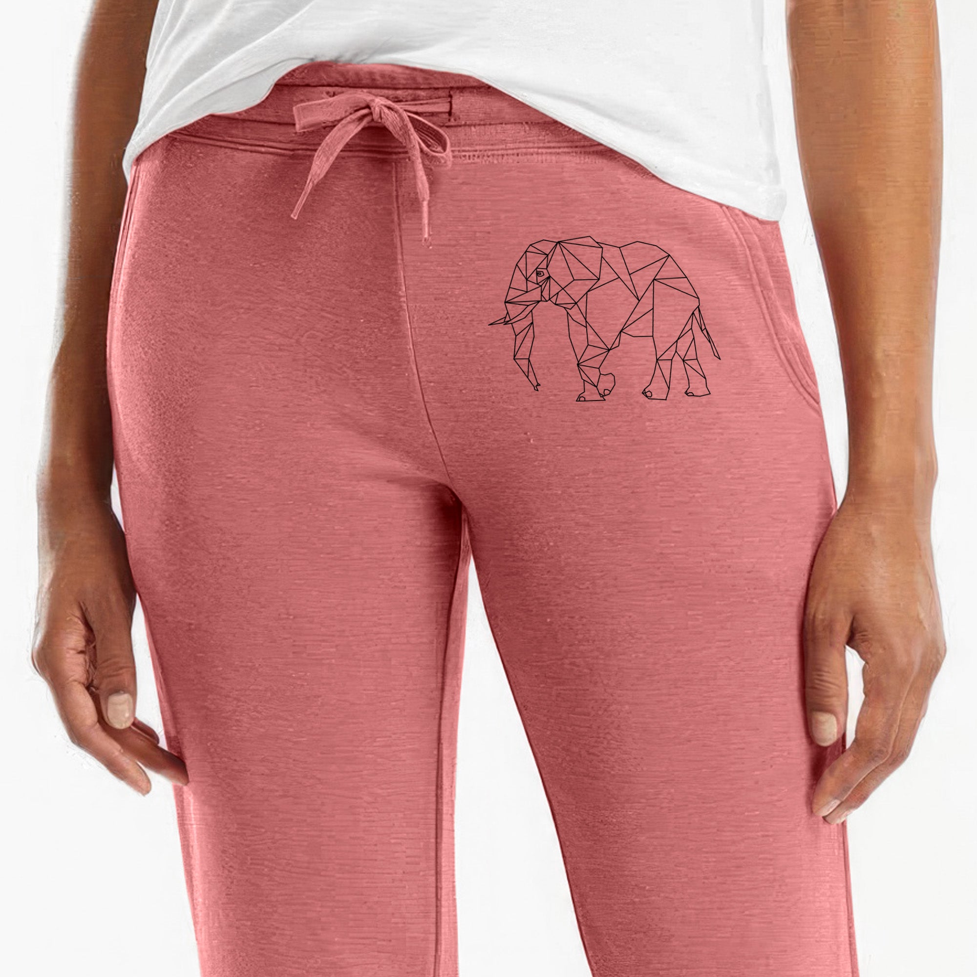 Geometric Elephant - Women's Cali Wave Jogger Sweatpants