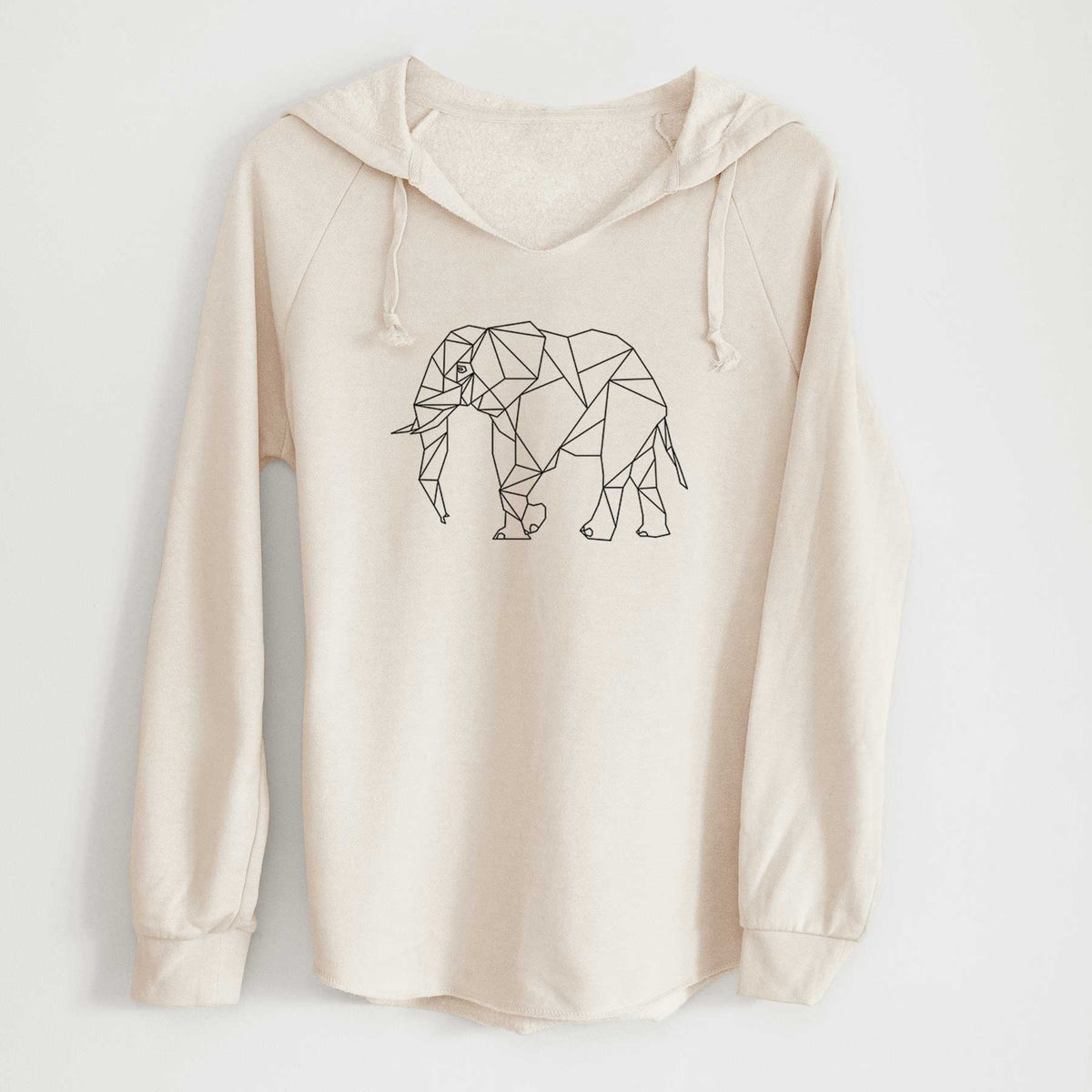 Geometric Elephant - Cali Wave Hooded Sweatshirt