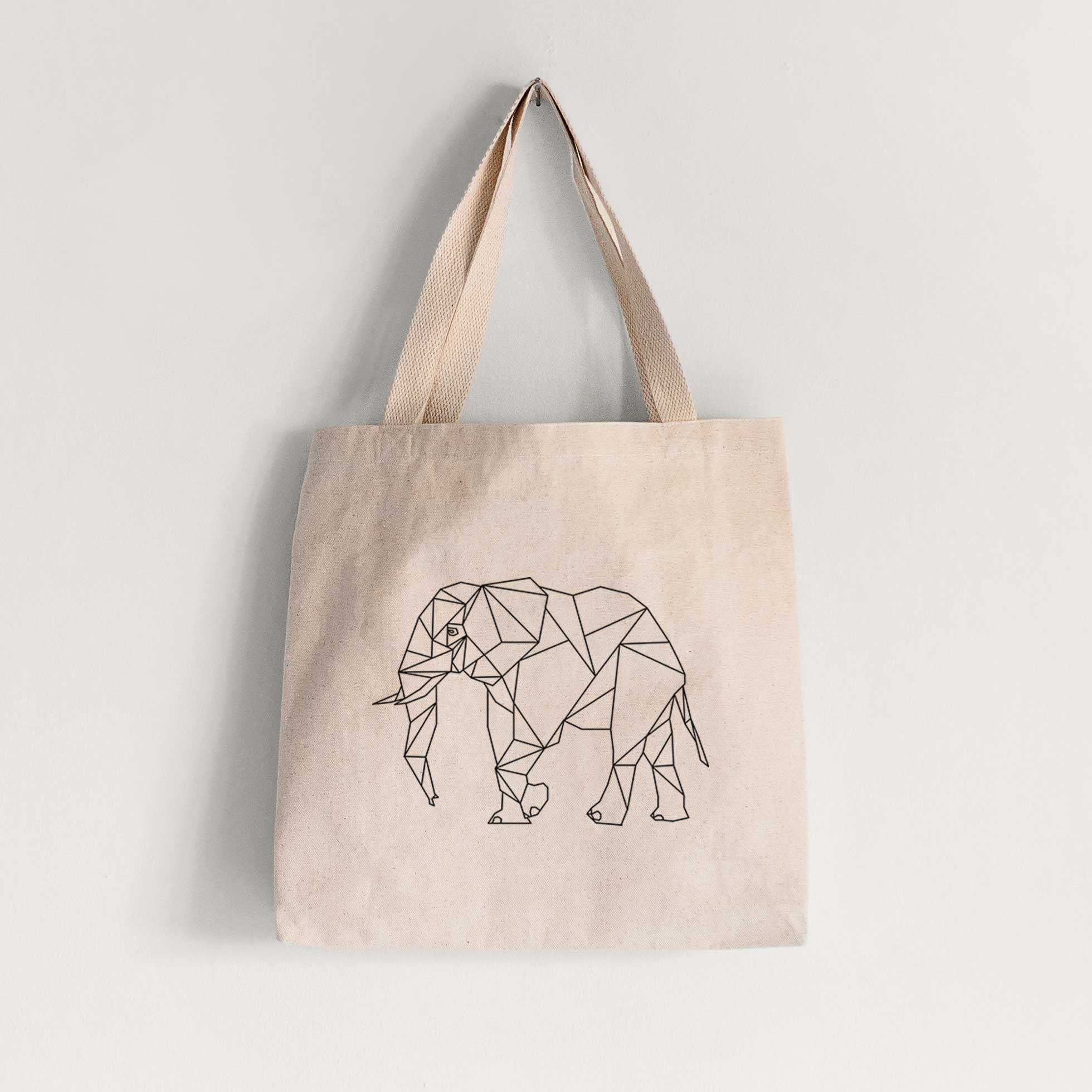 Geometric Elephant - Tote Bag
