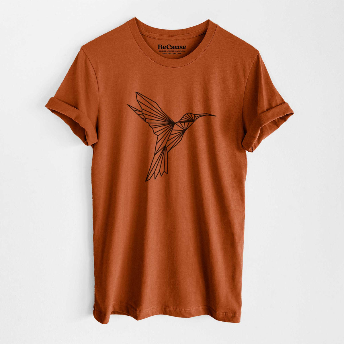 Geometric Hummingbird - Lightweight 100% Cotton Unisex Crewneck