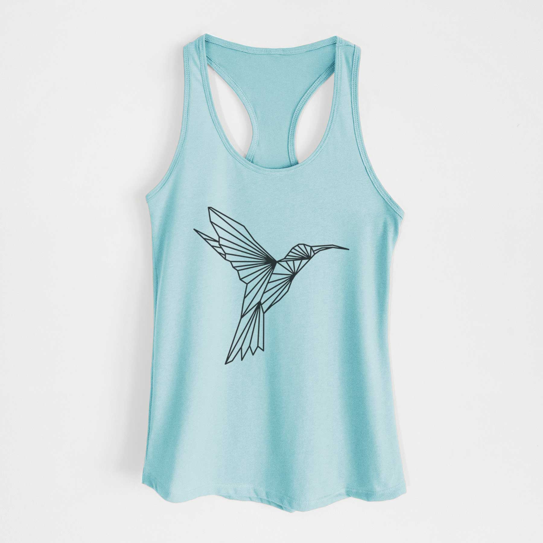 Geometric Hummingbird - Women's Racerback Tanktop