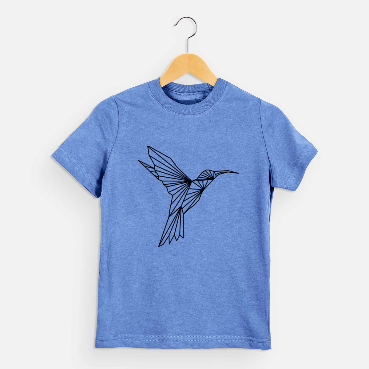 Geometric Hummingbird - Kids Shirt