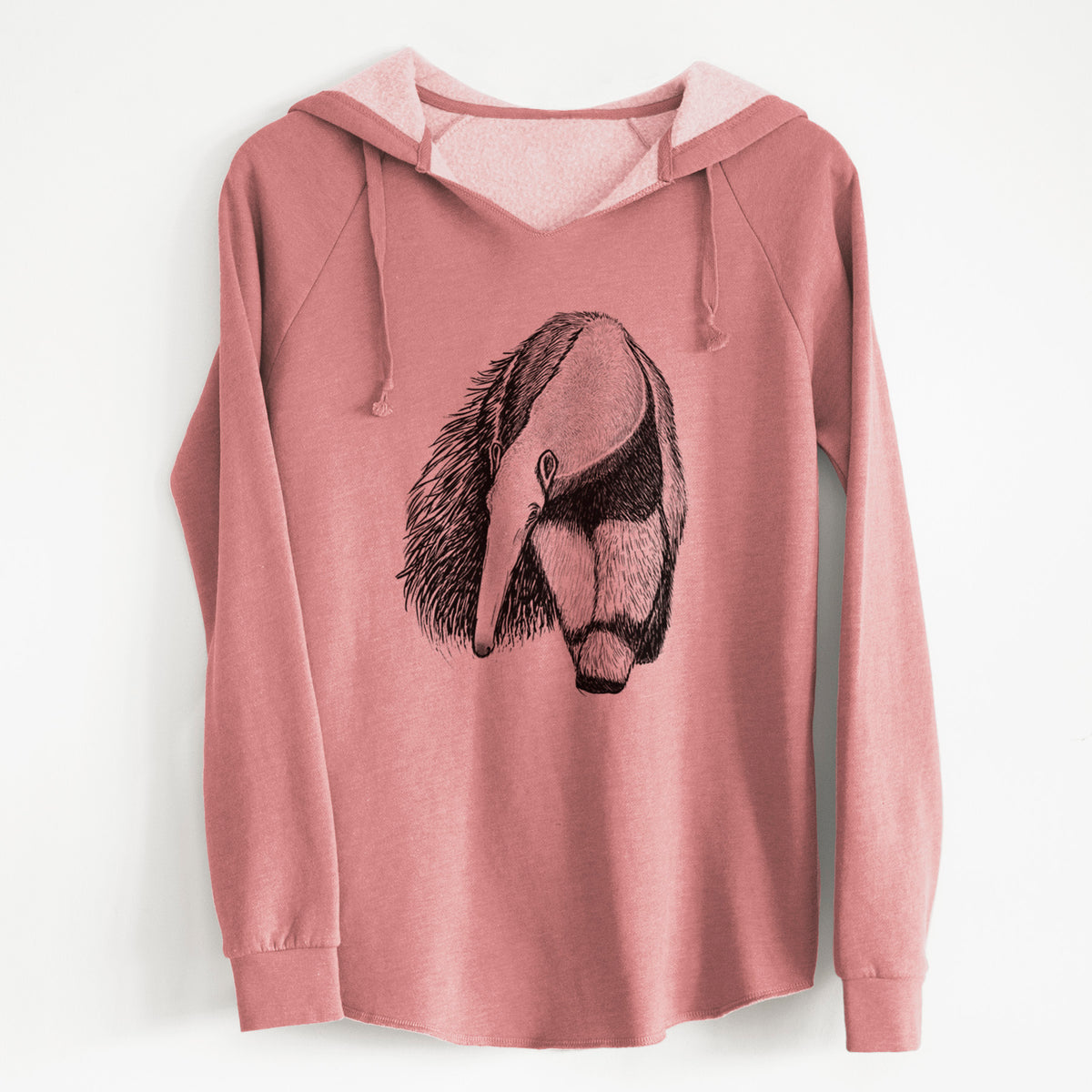 Giant Anteater - Myrmecophaga tridactyla - Cali Wave Hooded Sweatshirt