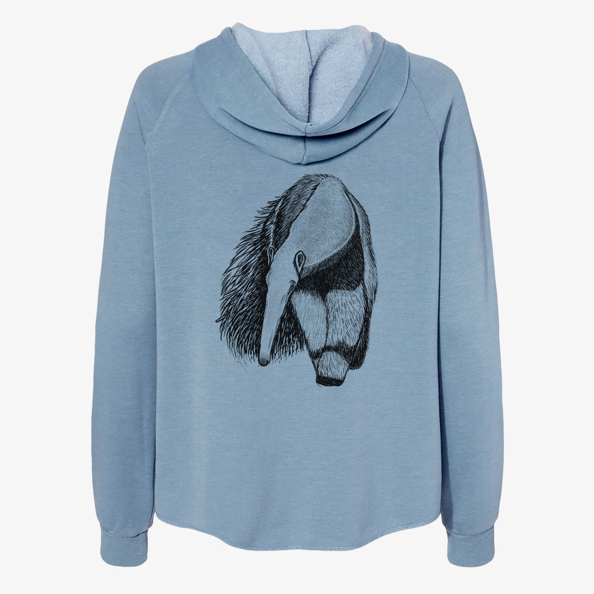 Giant Anteater - Myrmecophaga tridactyla - Women&#39;s Cali Wave Zip-Up Sweatshirt