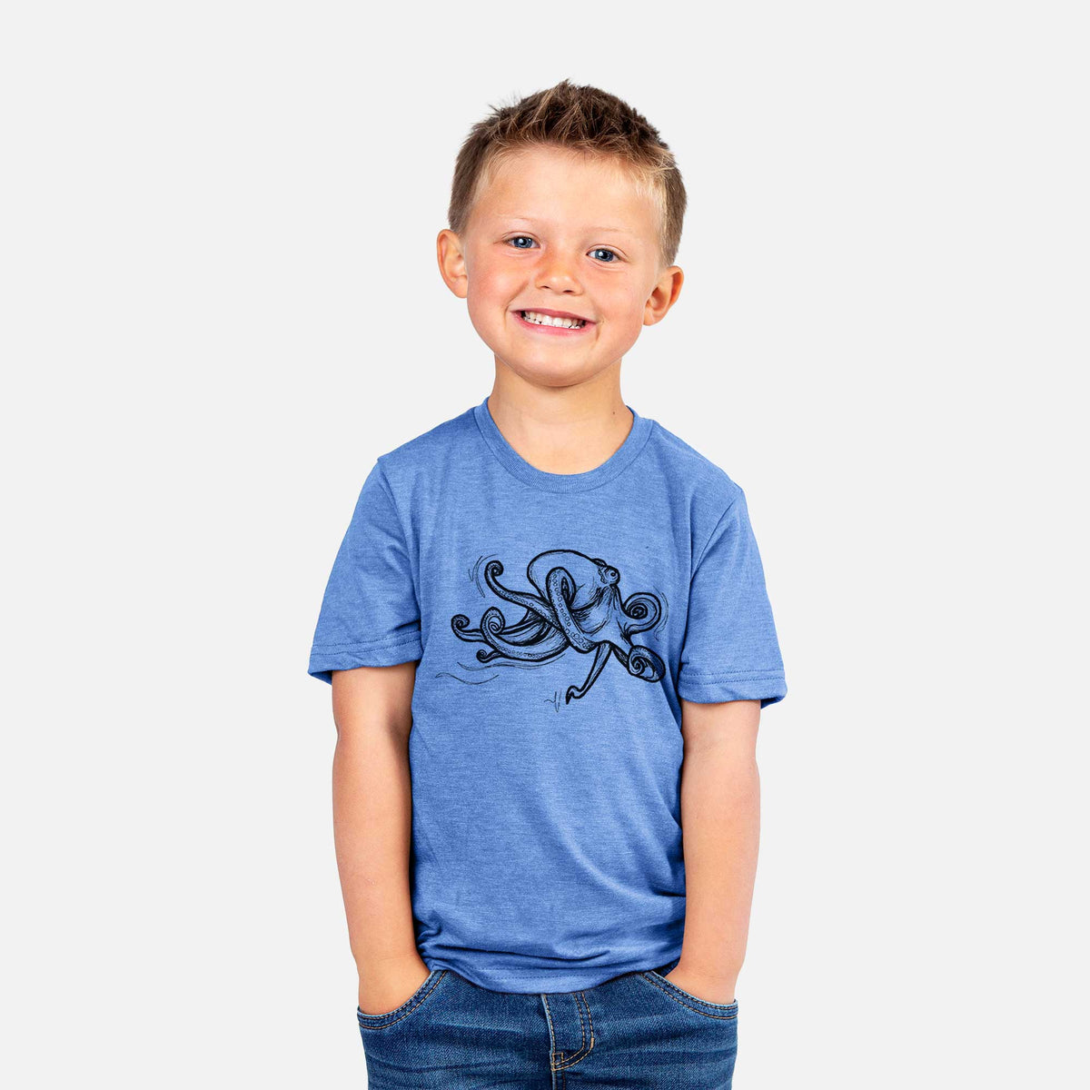 Giant Pacific Octopus - Kids Shirt