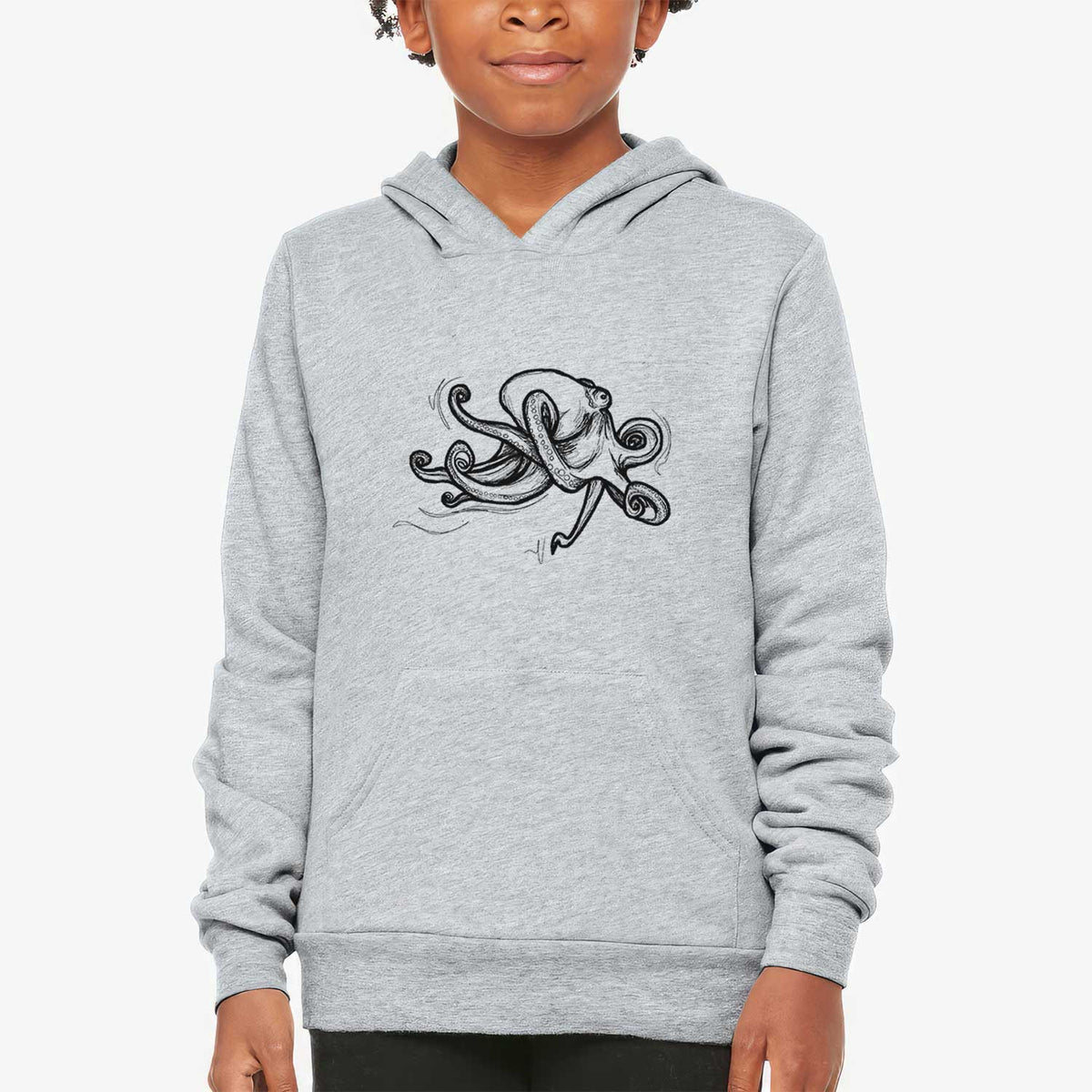 Giant Pacific Octopus - Youth Hoodie Sweatshirt