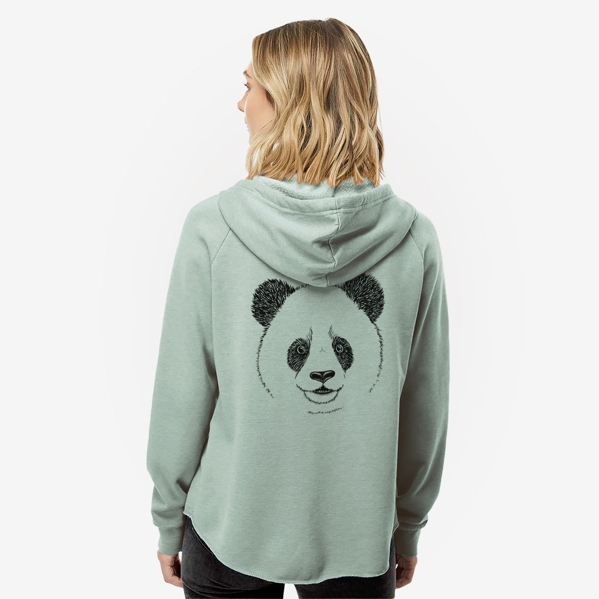 Giant Panda - Women&#39;s Cali Wave Zip-Up Sweatshirt