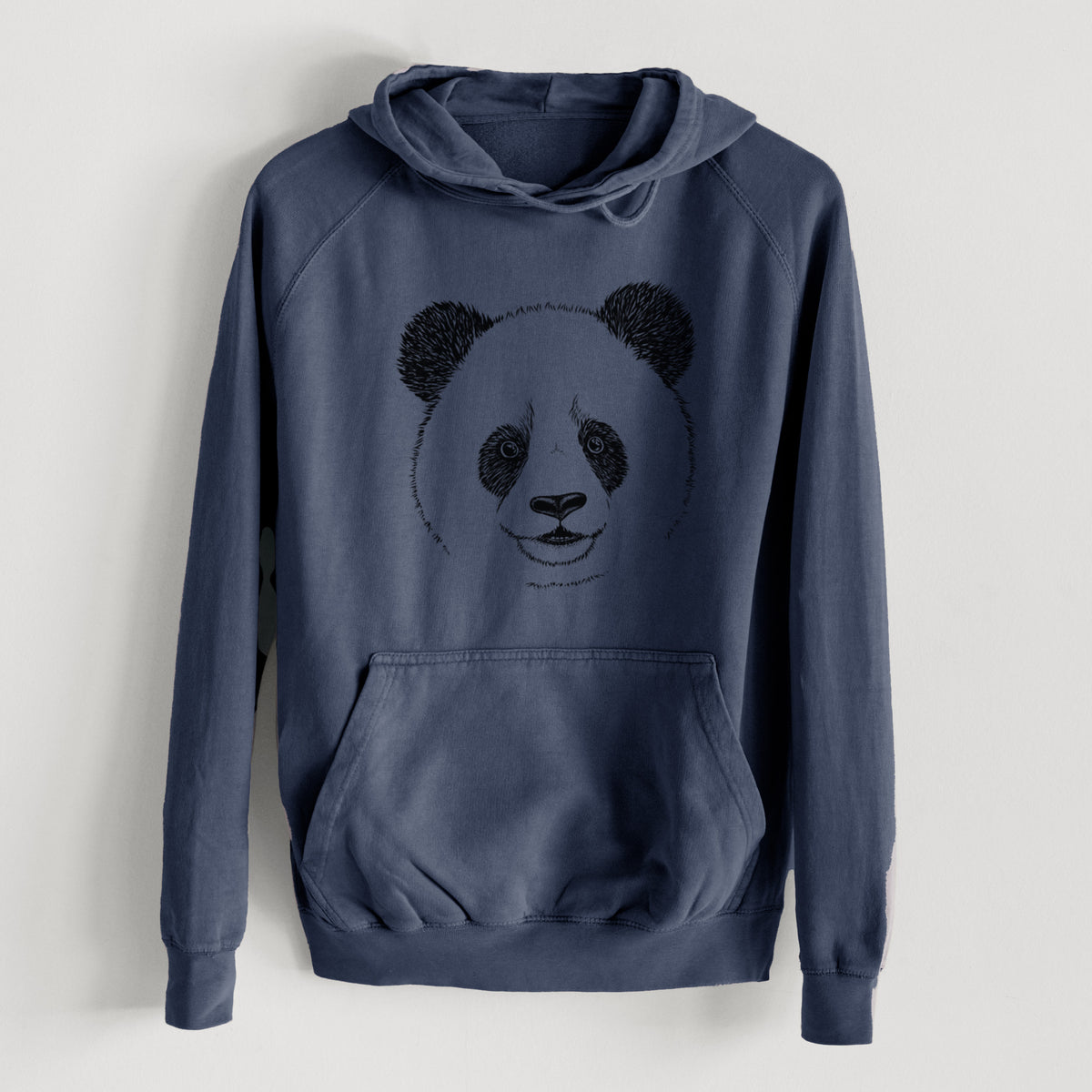 Giant Panda  - Mid-Weight Unisex Vintage 100% Cotton Hoodie