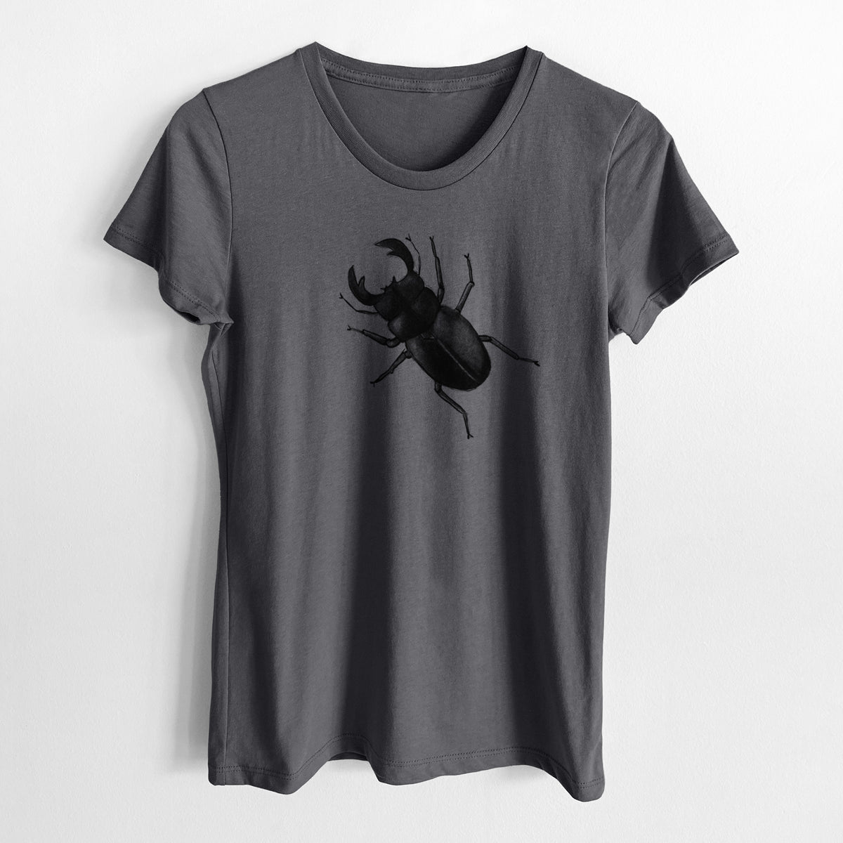 Dorcus titanus - Giant Stag Beetle - Women&#39;s Crewneck - Made in USA - 100% Organic Cotton