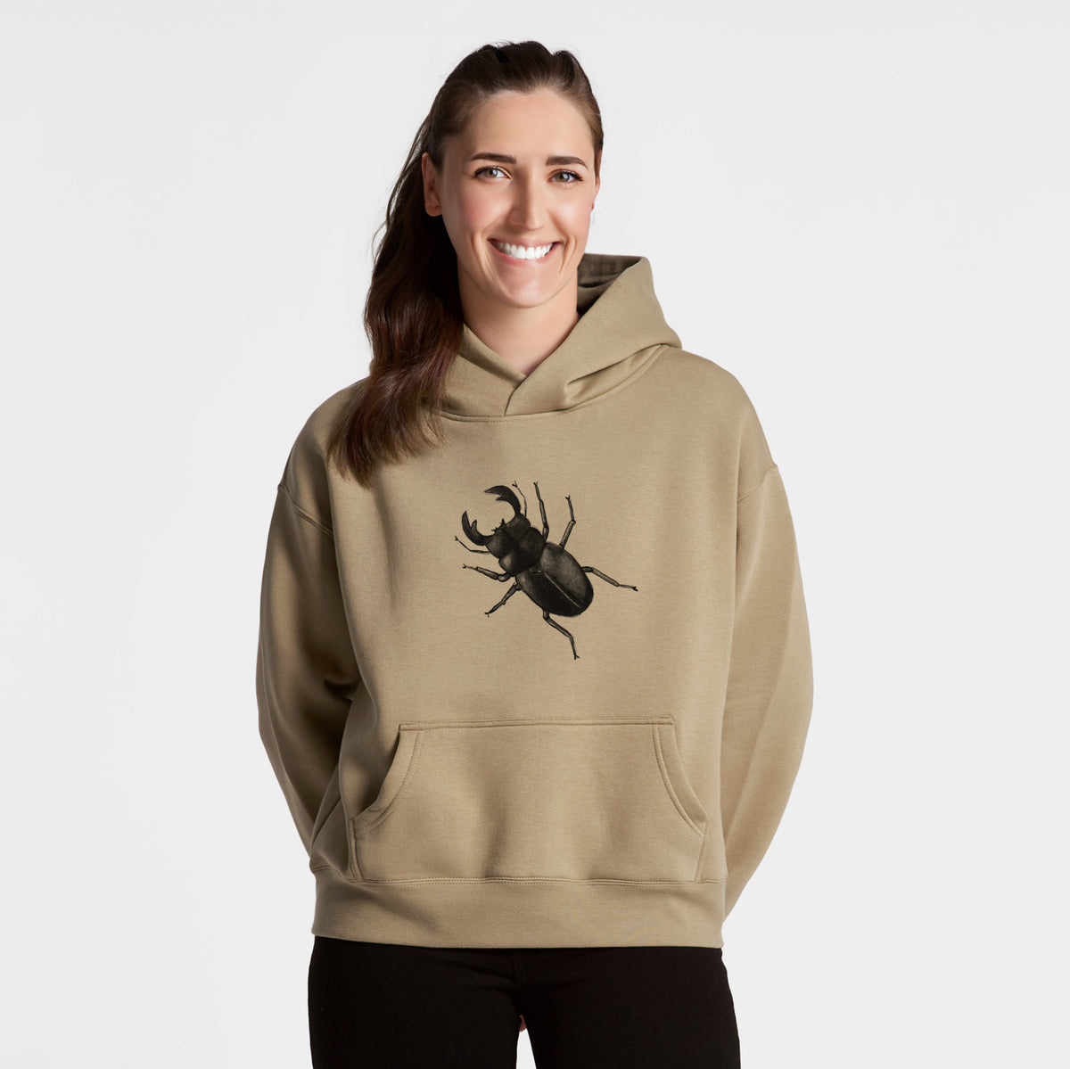 Dorcus titanus - Giant Stag Beetle - Women&#39;s Heavyweight Relaxed Hoodie