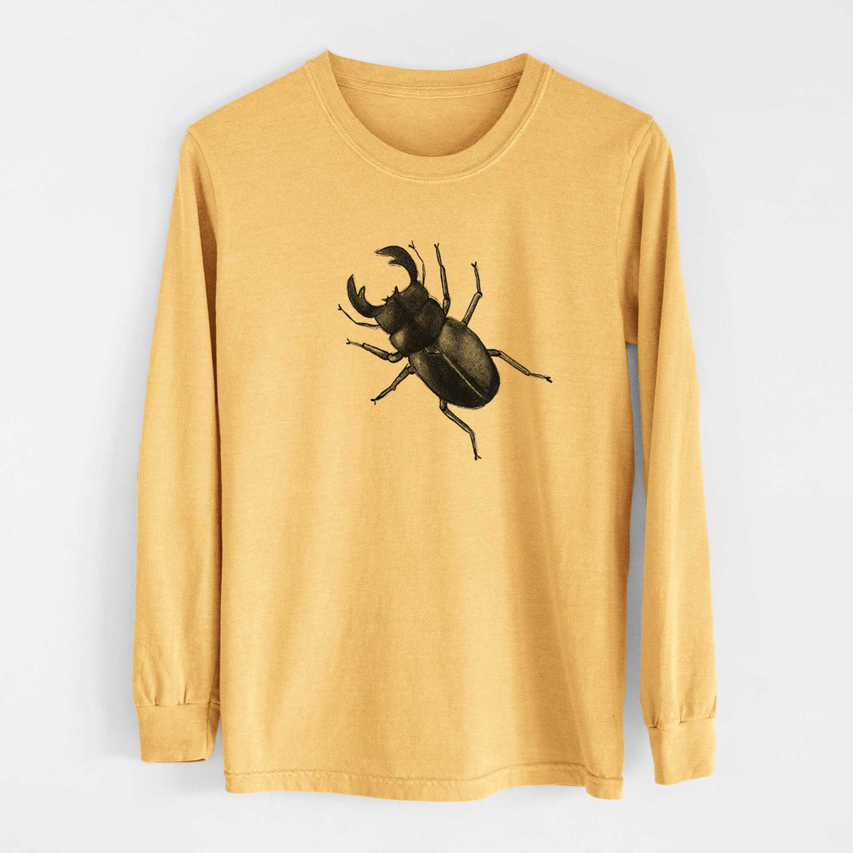 Dorcus titanus - Giant Stag Beetle - Heavyweight 100% Cotton Long Sleeve