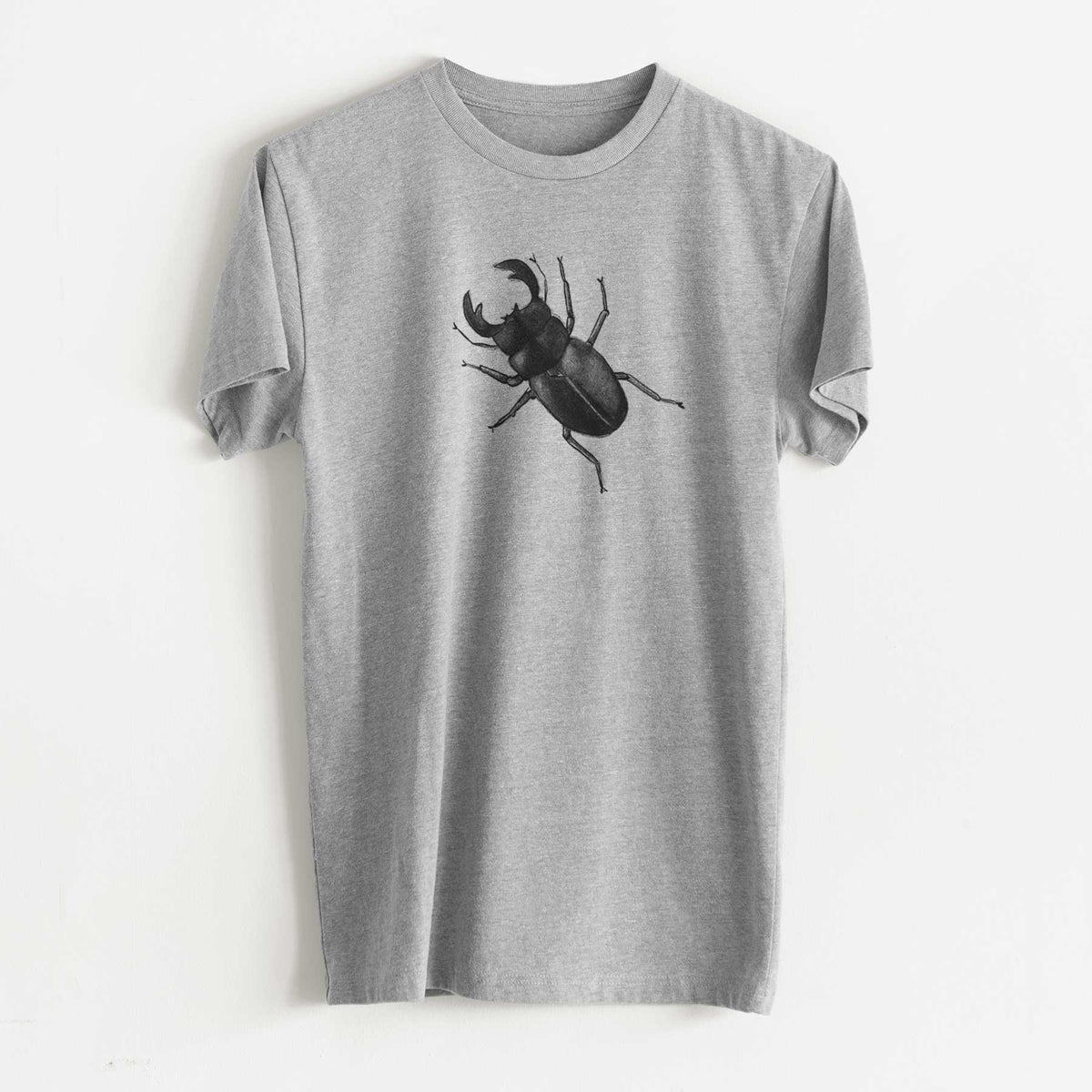 Dorcus titanus - Giant Stag Beetle - Unisex Recycled Eco Tee  - CLOSEOUT - FINAL SALE