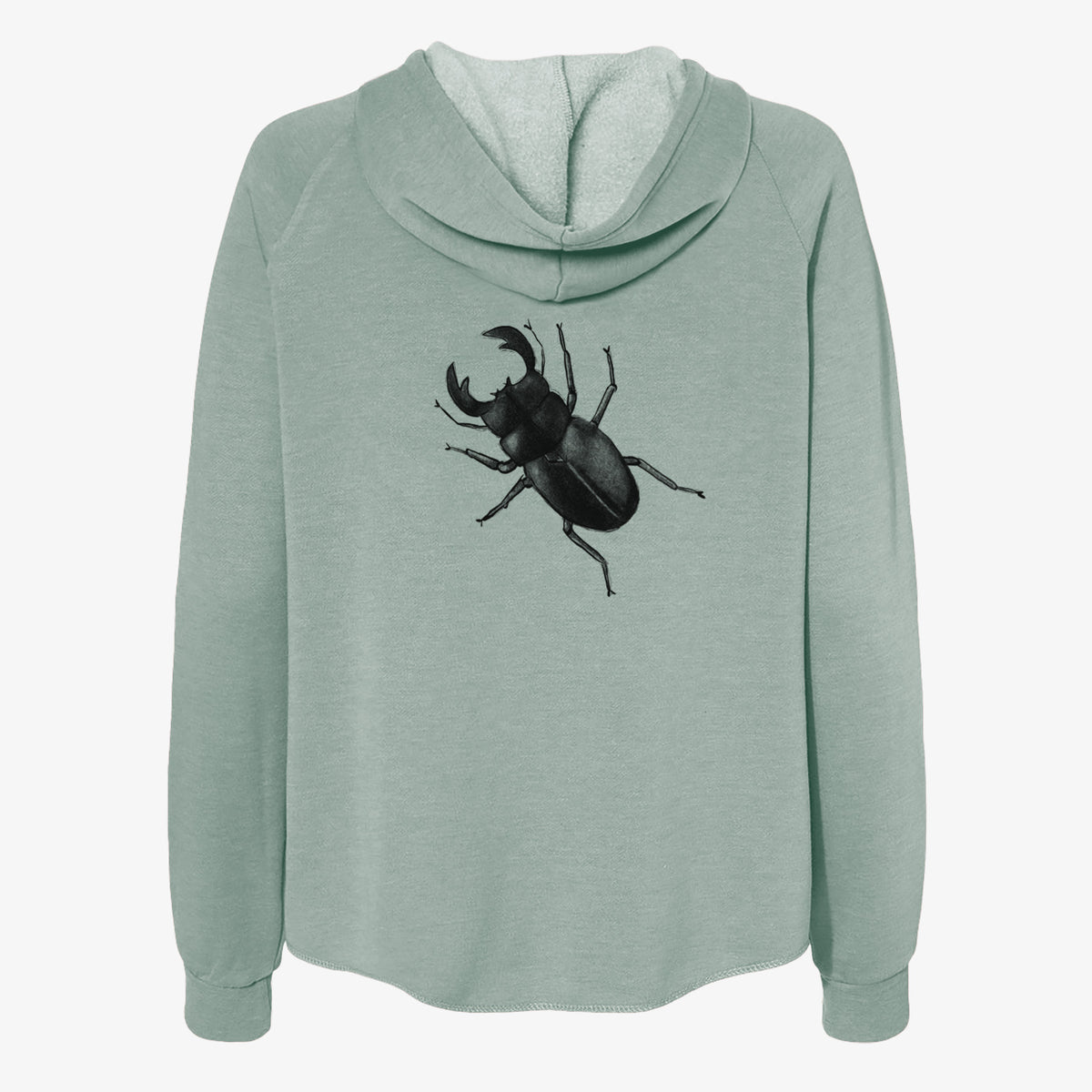 Dorcus titanus - Giant Stag Beetle - Women&#39;s Cali Wave Zip-Up Sweatshirt