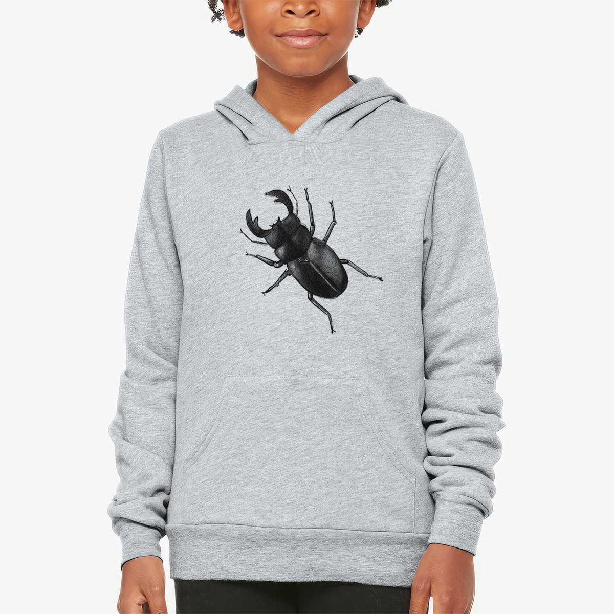 Dorcus titanus - Giant Stag Beetle - Youth Hoodie Sweatshirt