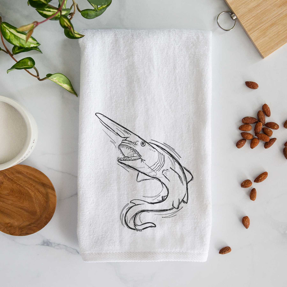 Goblin Shark Hand Towel