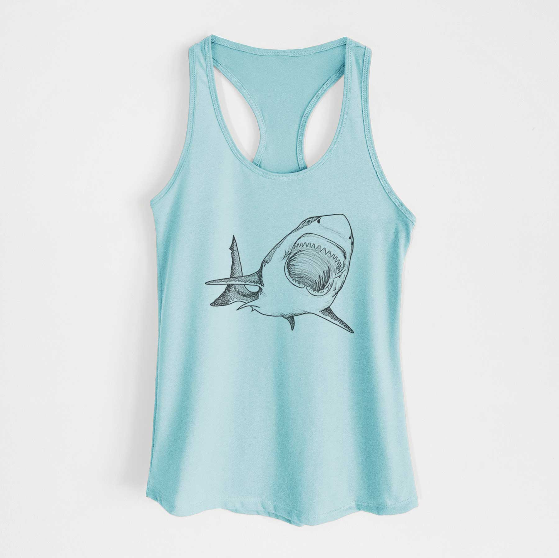 Great White Shark - Women's Racerback Tanktop