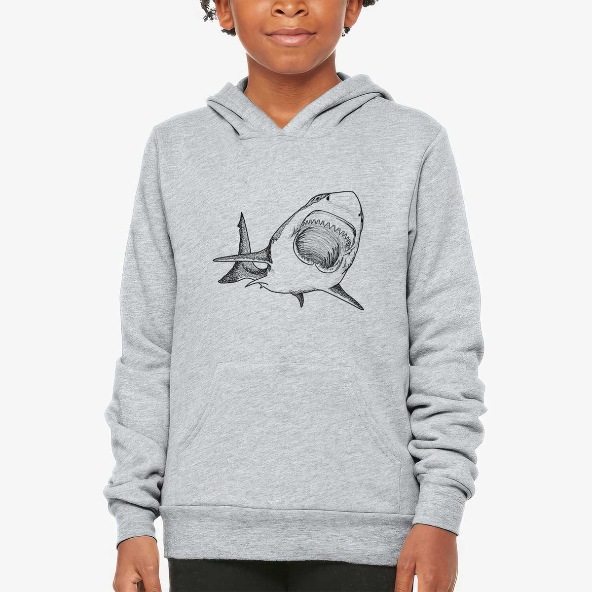 Great White Shark - Youth Hoodie Sweatshirt