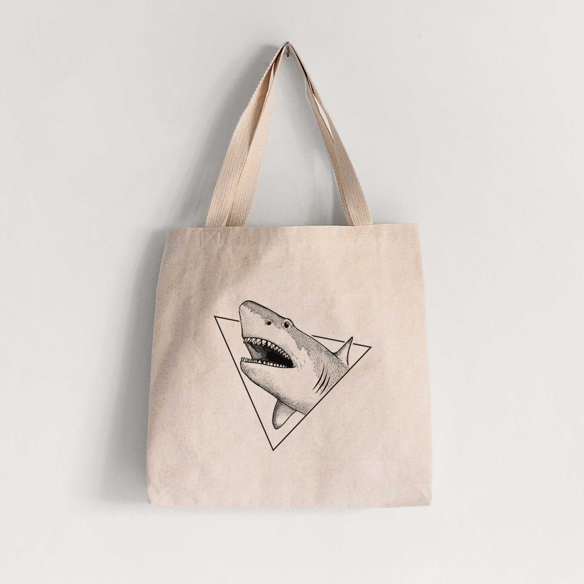 Great White Shark Triangle - Tote Bag