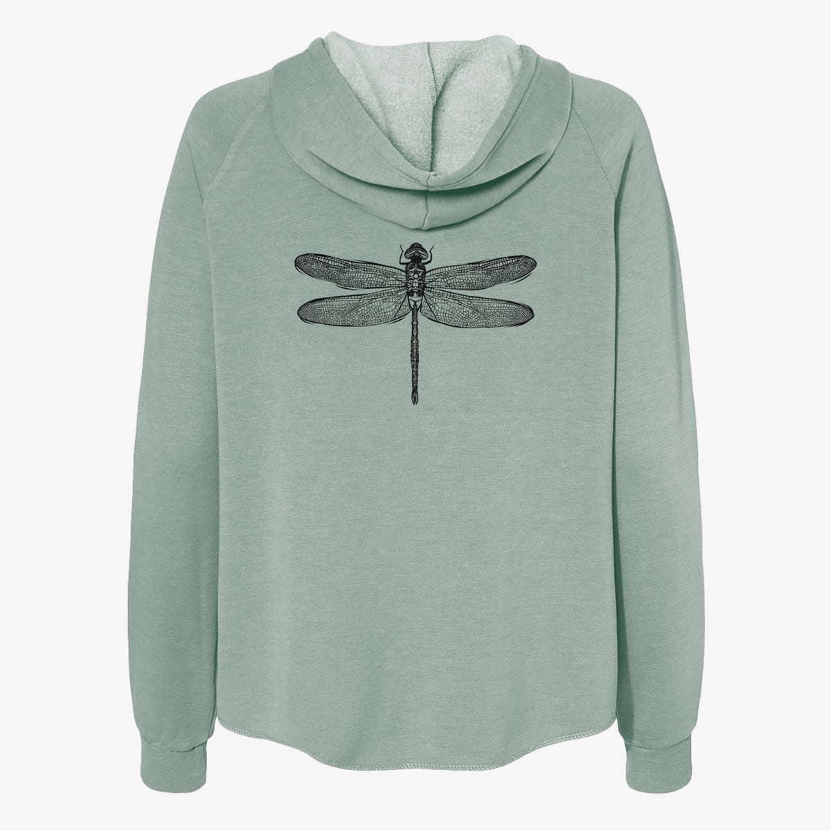Anax Junius - Green Darner Dragonfly - Women&#39;s Cali Wave Zip-Up Sweatshirt