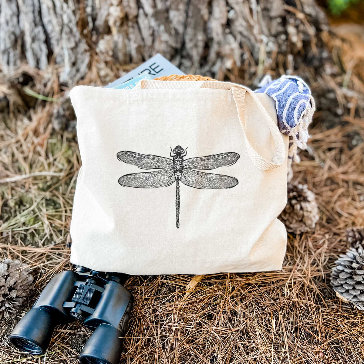 Anax Junius - Green Darner Dragonfly - Tote Bag