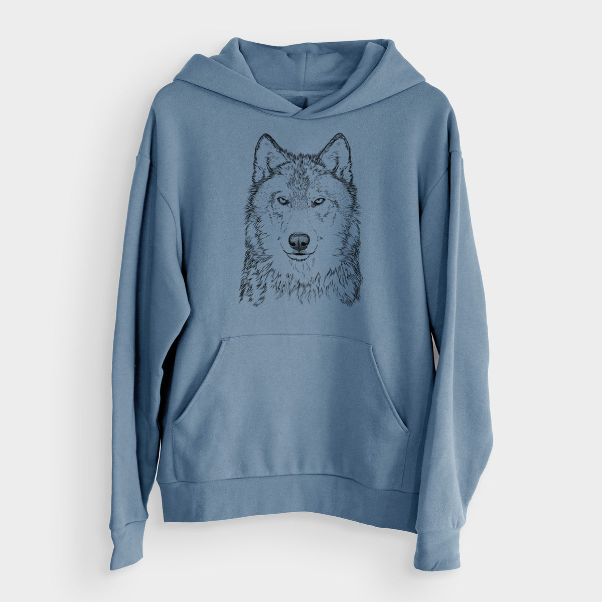 Grey Wolf - Canis lupus  - Bodega Midweight Hoodie
