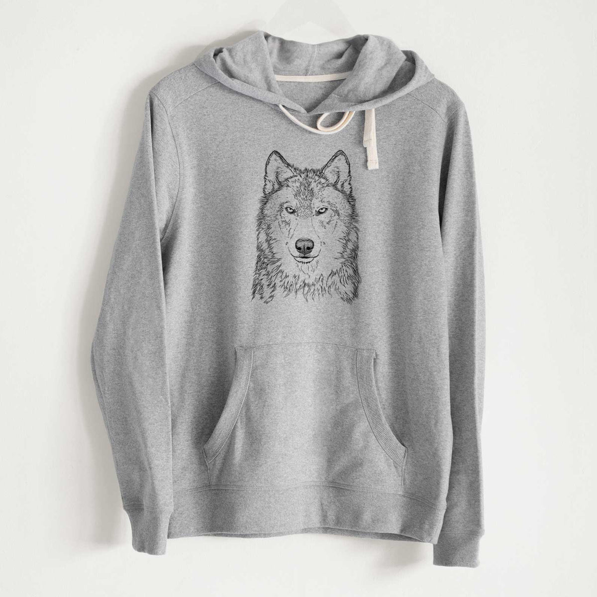 Grey Wolf - Canis lupus - Unisex Recycled Hoodie - CLOSEOUT - FINAL SALE