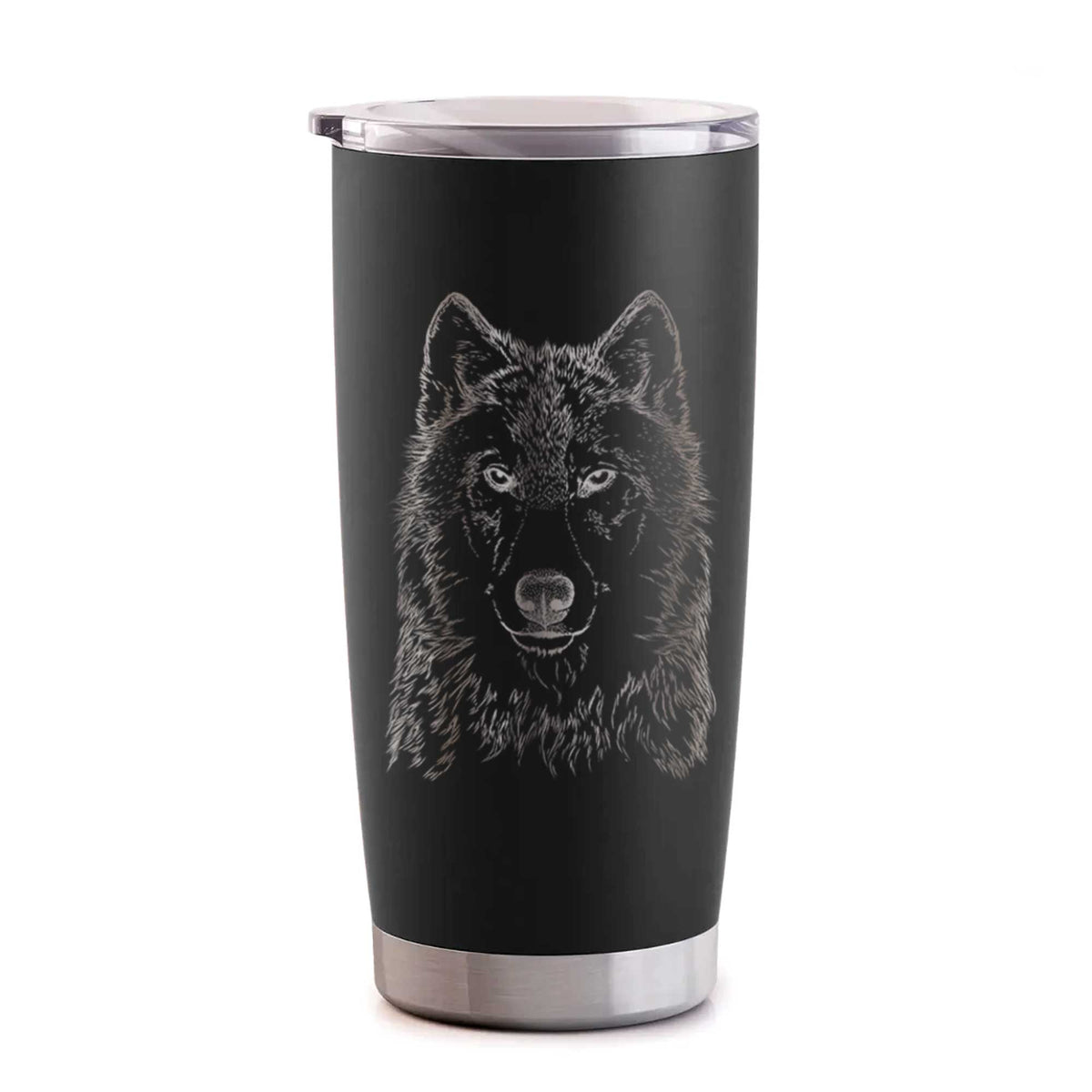 Grey Wolf - Canis lupus - 20oz Polar Insulated Tumbler