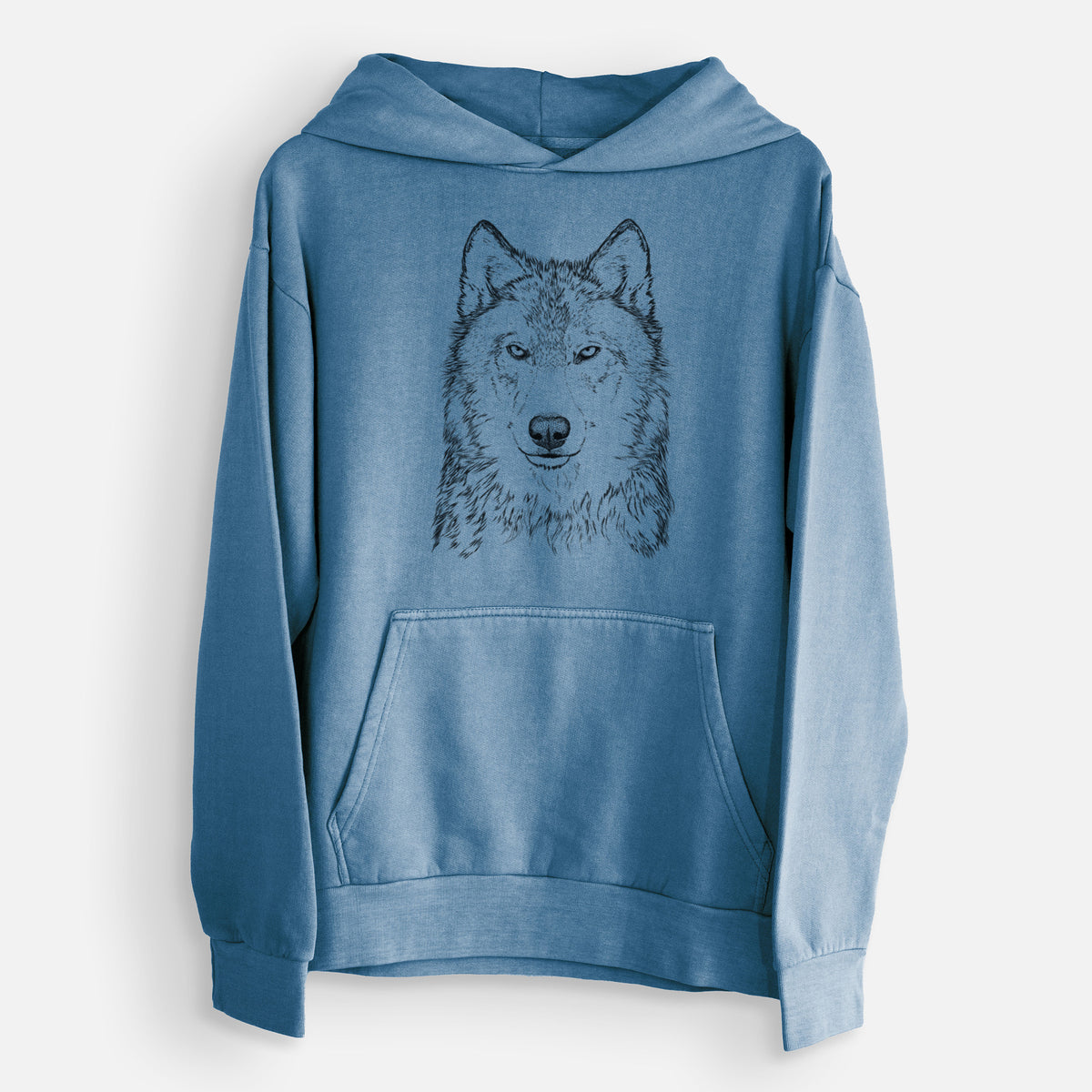 Grey Wolf - Canis lupus  - Urban Heavyweight Hoodie