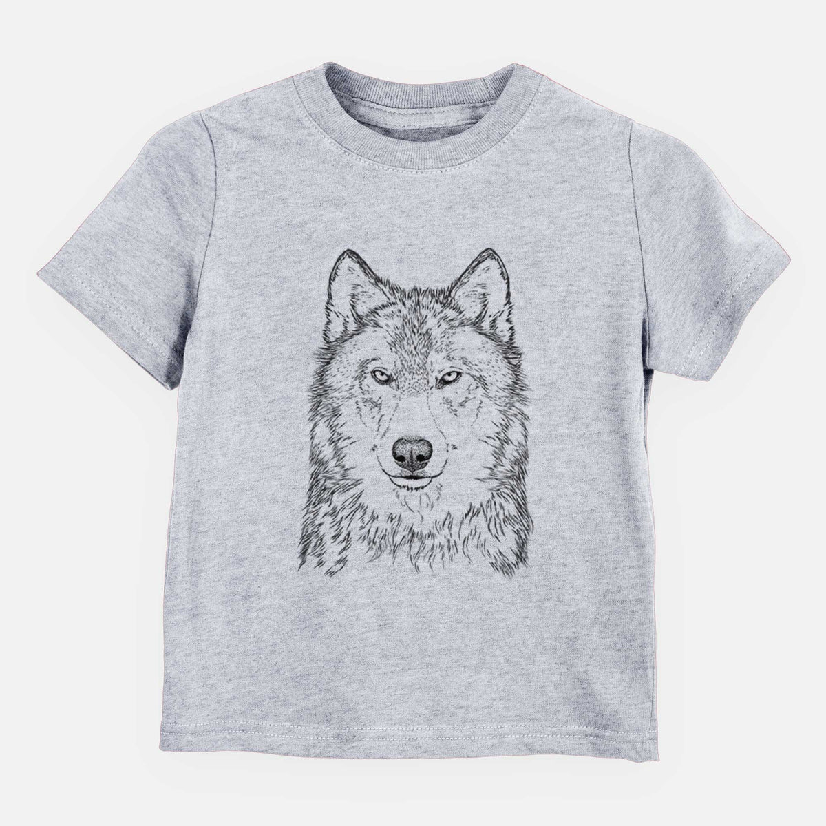 Grey Wolf - Canis lupus - Kids Shirt
